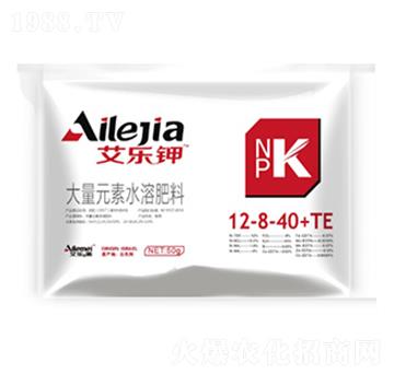 大量元素水溶肥料12-8-40+TE-艾樂鉀-艾樂美