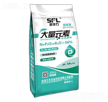 聚谷氨酸增效型大量元素水溶肥料0-10-40+PGA-史豐力-萬禾農(nóng)科