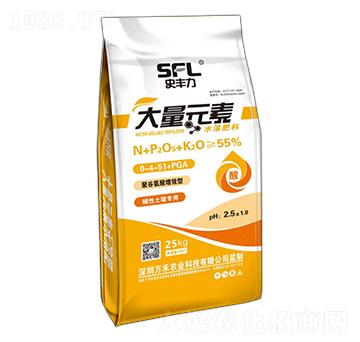 聚谷氨酸增效型大量元素水溶肥料0-4-51+PGA-史豐力-萬禾農(nóng)科