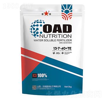 大量元素水溶肥料13-7-40+TE-星潤(rùn)化工