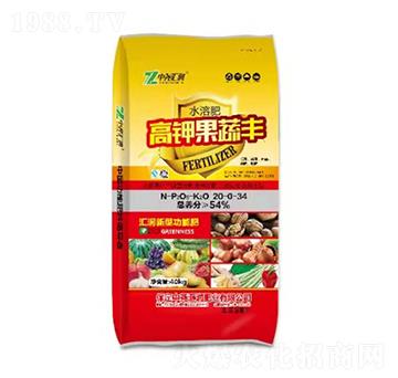 水溶肥20-0-34 高鉀果蔬豐 中堯匯潤