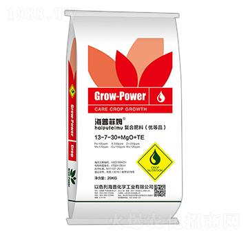 復合肥料（優(yōu)等品）13-7-30+MgO+TE 海普菲姆 海普化學