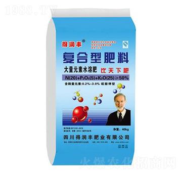 大量元素水溶肥20-5-25 得潤(rùn)豐