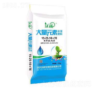 大量元素水溶肥15-25-10+TE 秾邦生物