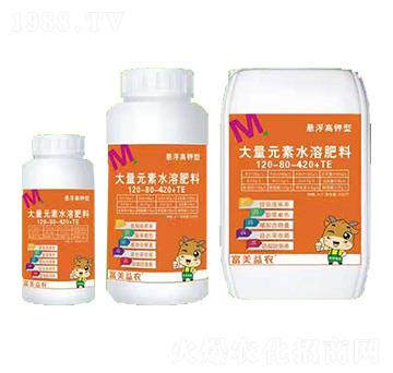 懸浮高鉀型有機(jī)無(wú)機(jī)大量元素水溶肥料120-80-420+TE-美科生物