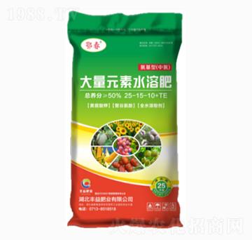 氯基型大量元素水溶肥25-15-10+TE-豐益肥業(yè)