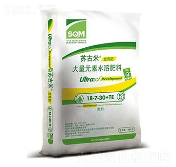 發(fā)育期專用大量元素水溶肥料18-7-30+TE-蘇古米-沐春農(nóng)資