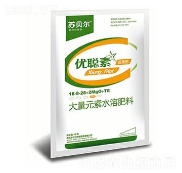 促果專用大量元素水溶肥料18-8-28+2MgO+TE-優(yōu)聰素-沐春農(nóng)資