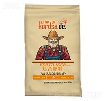 黃腐酸鉀復合肥18-6-26-科賽德-中黃特肥