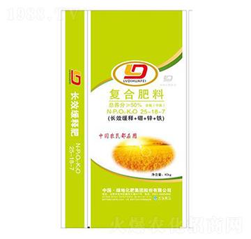 復(fù)合肥料25-18-7-綠地化肥