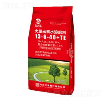 5kg大量元素水溶肥料13-6-40+TE-中農三禾