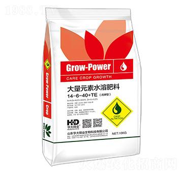 高鉀型大量元素水溶肥14-6-40+TE-亨大錦業(yè)