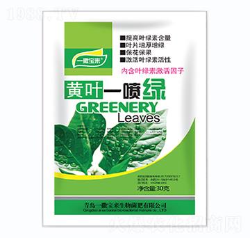 黃葉一噴綠-一撒寶來