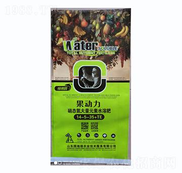 硝態(tài)氮大量元素水溶肥料14-5-35+TE-果動力-綠地園