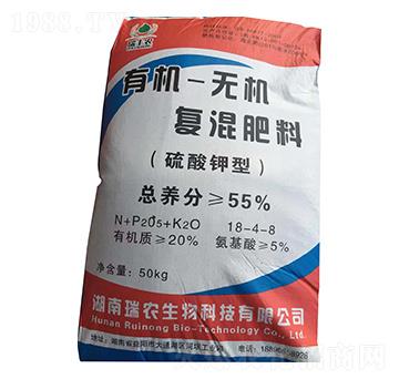 硫酸鉀型有機-無機復混肥料18-4-8-瑞豐農(nóng)-瑞農(nóng)生物
