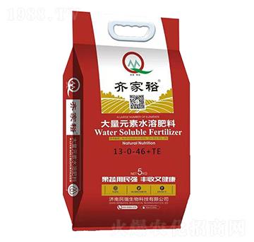 大量元素水溶肥料13-0-46+TE-齊家裕-民強(qiáng)生物