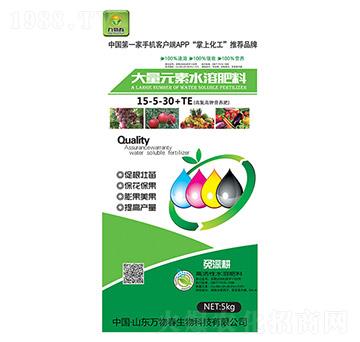高氮高鉀營(yíng)養(yǎng)肥大量元素水溶肥15-5-30+TE-萬(wàn)物春