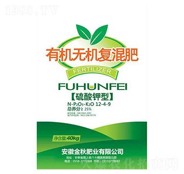 硫酸鉀型有機無機復混肥12-4-9-金秋肥業(yè)