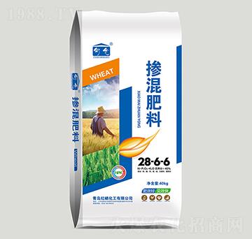40kg小麥專(zhuān)用摻混肥料28-6-6-紅磷化工