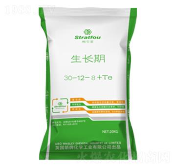 生長期專用大量元素水溶肥料肥30-12-8+TE-佳世達(dá)肥業(yè)