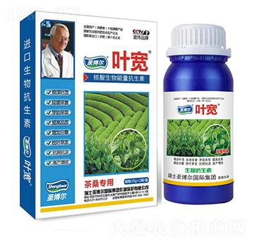 茶桑專用葉面肥-多糖生物酶誘抗肽-葉寬-圣博爾生物
