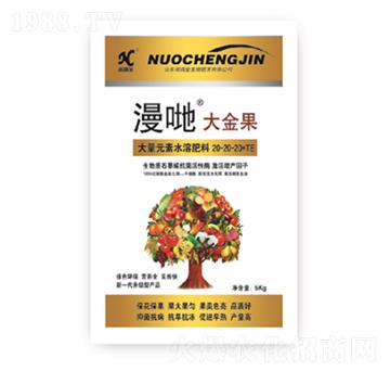 平衡型大量元素水溶肥料20-20-20+TE-漫哋·大金果-諾誠(chéng)金