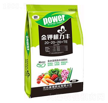 平衡型全水溶高效水溶肥20-20-20+TE-金鉀根力豐-康博肥業(yè)