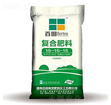 50kg硫酸鉀型復(fù)合肥料15-15-15-百田