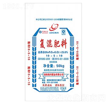 隆科牌復混肥10-5-10-隆科農資