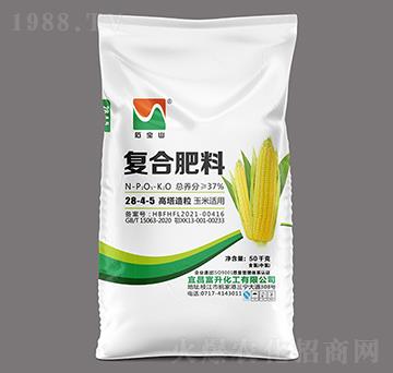 玉米適用高塔造粒復(fù)合肥料28-4-5-石寶山-富升化工