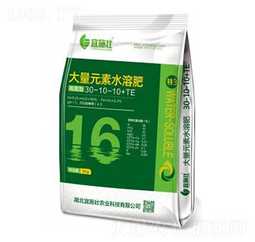 高氮型大量元素水溶肥30-10-10+TE-宜施壯