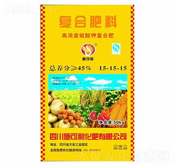 高濃度純硫酸鉀復合肥15-15-15-愛爾斯生物