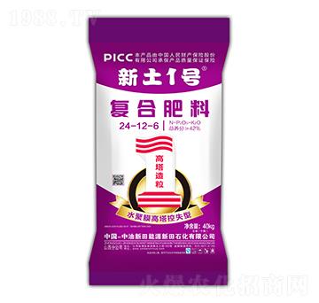 水聚膜高塔控失型復(fù)合肥料24-12-6-新土1號-新田石化