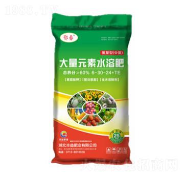氯基型大量元素水溶肥料6-30-24+TE-鄂春-豐益肥業(yè)
