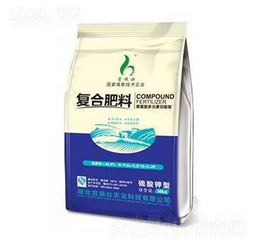 40%硫酸鉀復(fù)合肥15-5-20-宜施壯