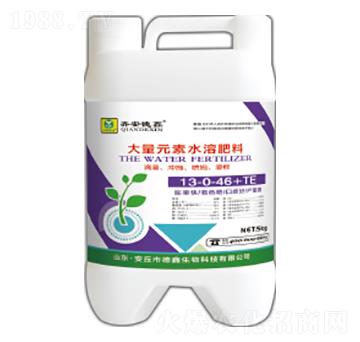 桶裝大量元素水溶肥料13-0-46+TE-德鑫生物
