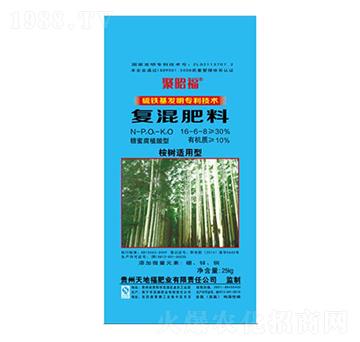 桉樹適用型復混肥料16-6-8-聚昭福-天地福