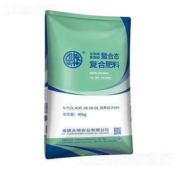 生物源黃腐酸螯合態(tài)復合肥料18-18-18-龍蟒大地-農(nóng)技小院