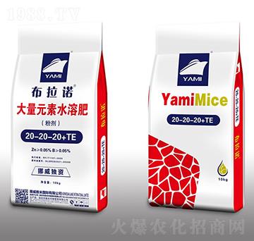 大量元素水溶肥20-20-20+TE-布拉諾-雅米農(nóng)業(yè)