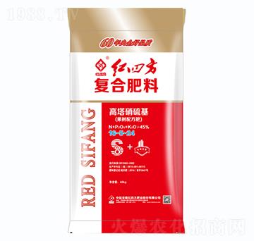 果樹適用高塔純硫酸復合肥料16-5-24+8S-紅四方