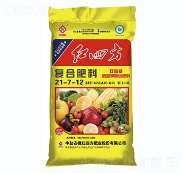 純硫酸鉀雙硫基含硝態(tài)氮復合肥料21-7-12-紅四方