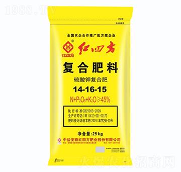 硫酸鉀復(fù)合肥料14-16-15-紅四方