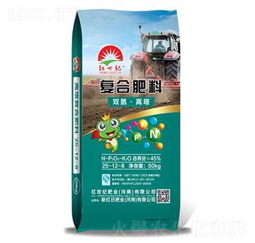 雙氮高塔復(fù)合肥料25-12-8-紅世紀(jì)